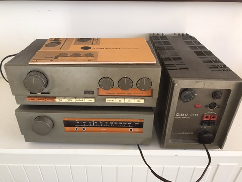Quad 303 amp tuner - quad,
