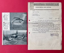 Brochure Thonet design tubular