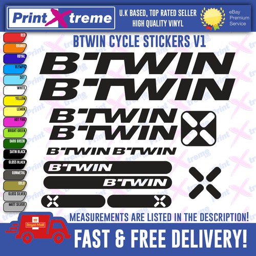 Btwin bikes stickers - bikes, stickers,