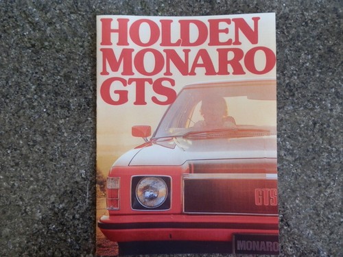 Holden monaro brochure - , hx