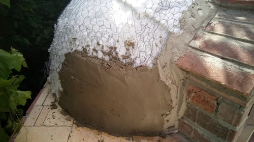 Fire clay powdered pizza oven - clay,