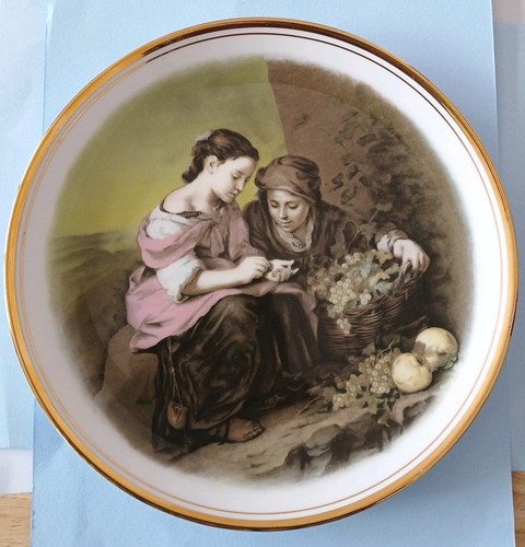 Vintage 5cm china plate - vintage,