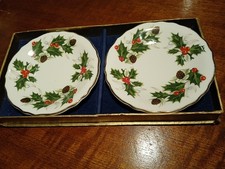 Royal Grafton NOEL Pattern  2x Small Bone China Dishes