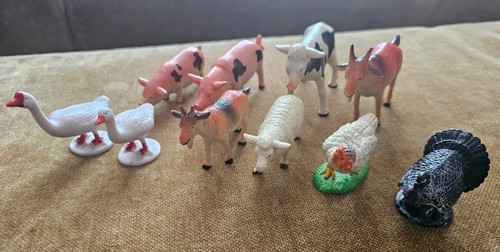 Vintage 1990s farm - animal, toys