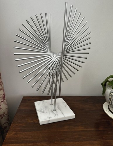 Modern geometric steel - steel, &