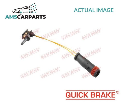 Brake pad wear sensor - wear, warning