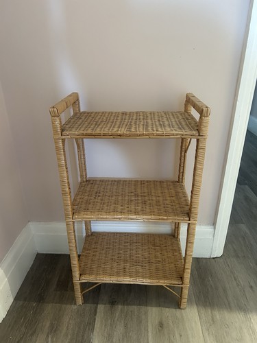 Vintage wicker rattan tier - 3,