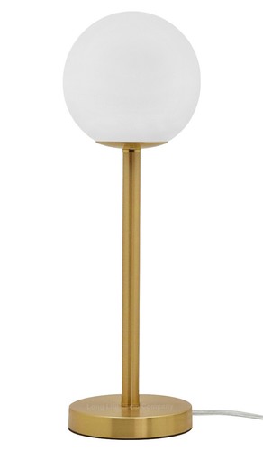 Art deco brass table lamp - art,