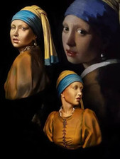 1/10 Resin Bust Figure Model Kit Ancient European Girl Unassembled Unpainted