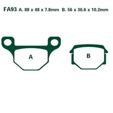 PAIR OF PADS EBC FA093