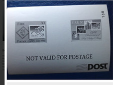 Irish stamps, blackprint from 1990/91 yearbook 