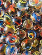 25 x FIESTA Glass Marbles 16mm