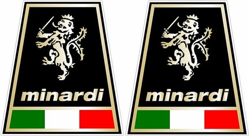 Minardi formula sticker - minardi,