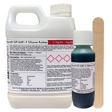 Polycraft GP-3481-F RTV Silicone Mould Making Rubber 1.1kg Kit (Green Catalyst)
