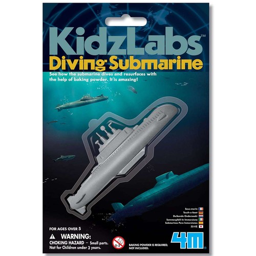 Diving submarine for ages - 4m, submarine,