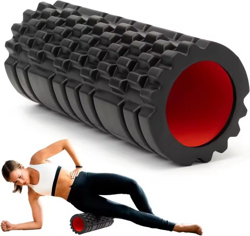 Foam fitness roller for deep - foam,