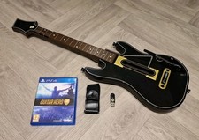 Guitar Hero Live for PS4 Guitar, Dongle, Game with Strap - Tested 