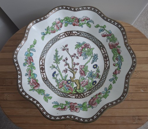 Antique coalport indian - indian, tree