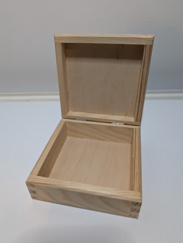 Small square plain wooden - square,
