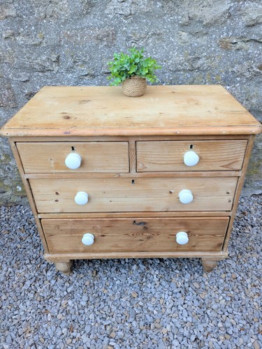 Victorian pine chest - pine, of