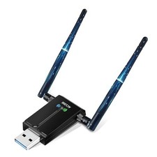 USB Wifi Adapter Dongle for PC 1300Mbps 3.0 USB Mac 5dBi Dual Band 2.4GHz/5GHz
