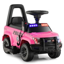 Pink Electric Police Car for