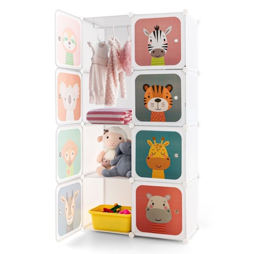 Portable kids wardrobe cube - wardrobe, 8-cube
