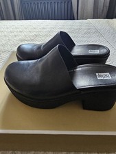  Fitflop  black platform mules