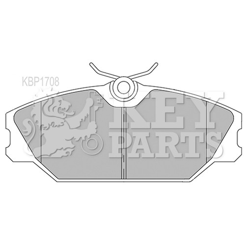 Brake pads set - pads, renault