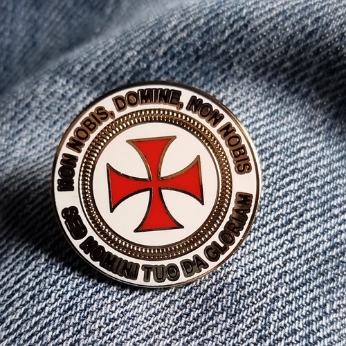 Knights templar cross badge - templar,