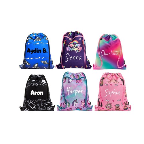 Kids personalised drawstring - personalised,