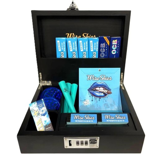 Blue rolling box set - blue,