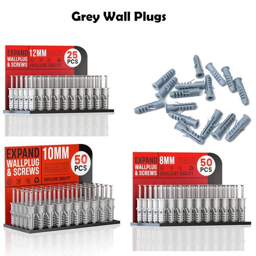 M10 wall plugs and - m6,