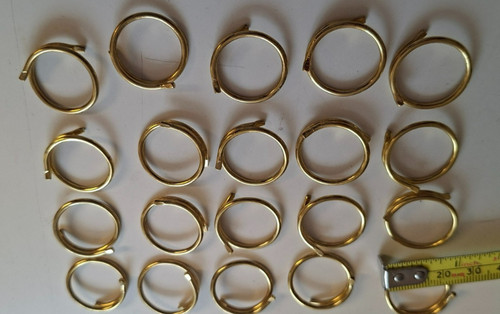 25mm metal split rings - , (20