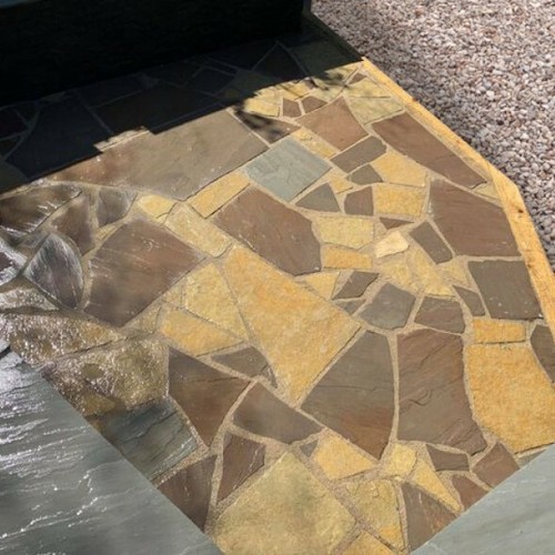 Crazy paving natural - crazy, stone
