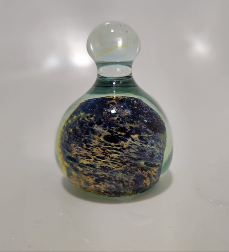 Mdina glass paperweight - mdina, sea
