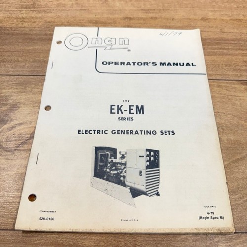 Onan generator original oem - generator,