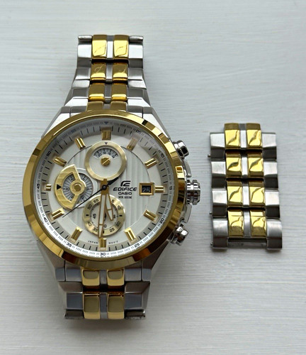 Casio edifice 552 - edifice, two-tone