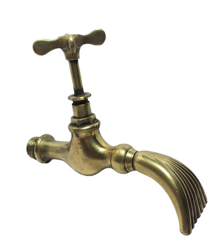 Antique carp tail faucet - carp, solid