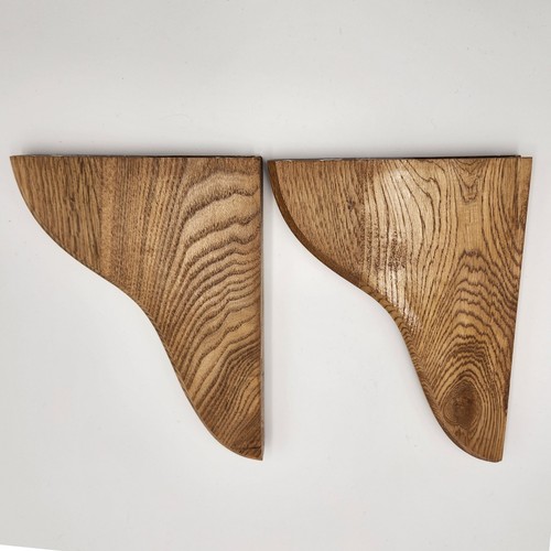 Set vtg wood shelf - of,