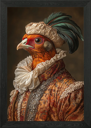 Renaissance golden pheasant - golden,