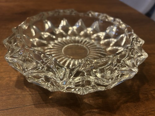 Vintage heavy cut glass - vintage,