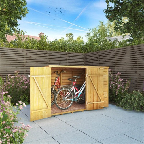 Wooden bike shed - 6,