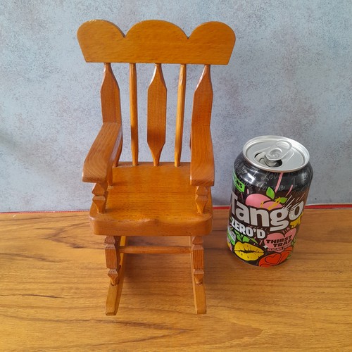 Vintage small wooden rocking - vintage,