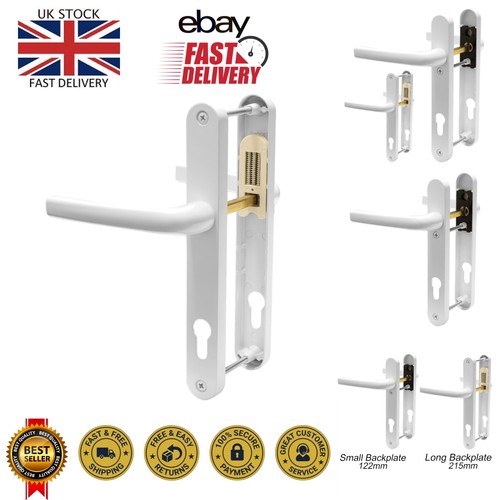 Polished chrome upvc door - upvc,