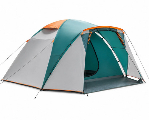 Teal grey person dome - &, tent