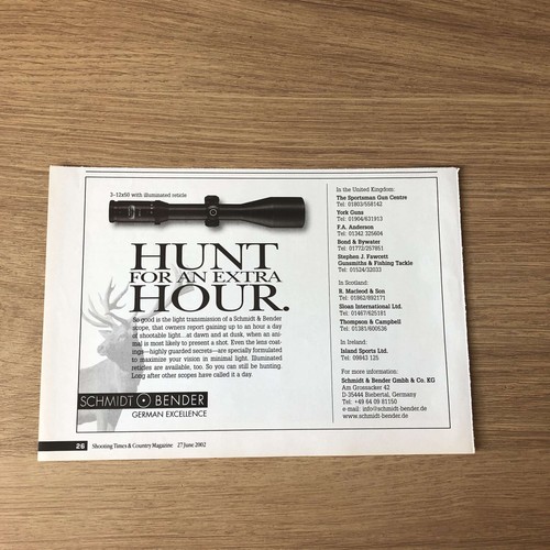 Guns135 magazine advert - guns135, 6x9