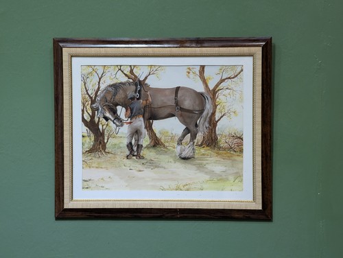 Vintage original watercolour - vintage,