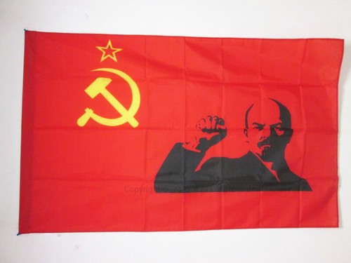 Ussr with lenin raised fist - ussr,