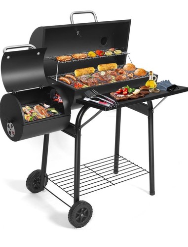 Charcoal bbq grill with - bbq,
